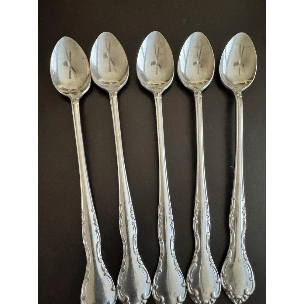 Queens‎ Court Japan Stainless ICED TEASPOON LOT OF 5